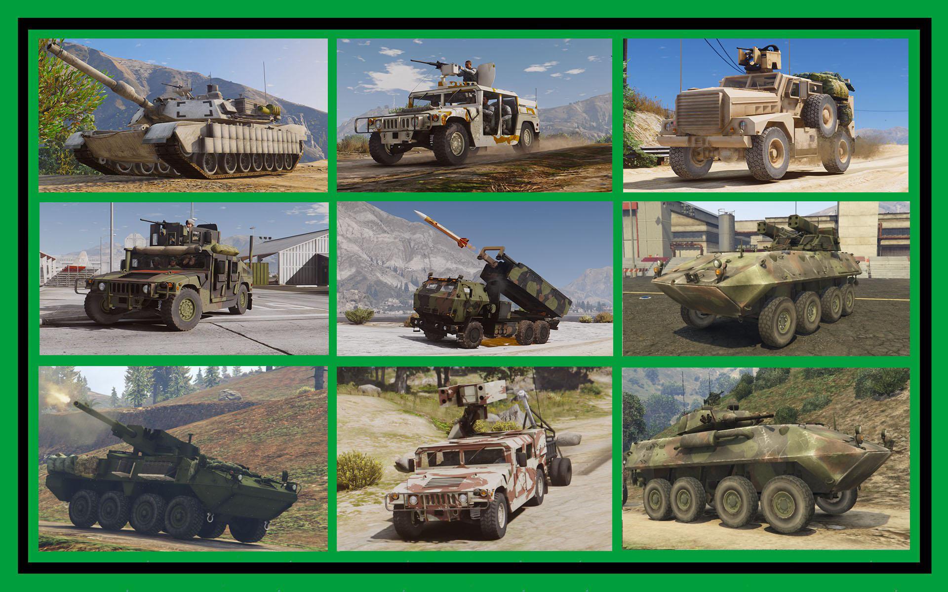 US: Ground Vehicles Military [Add-On] Pack - GTA5-Mods.com